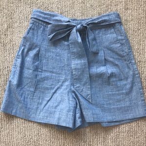 J. Crew Tie Waist Shorts
